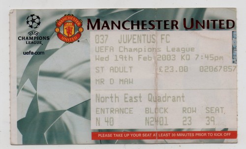 Ticket manchester united - ticket, ec