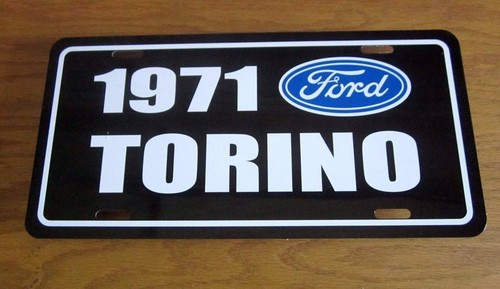 1971 ford torino license - ford,