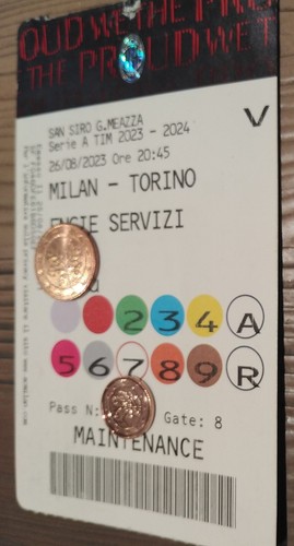 Ticket accreditation series - series, a