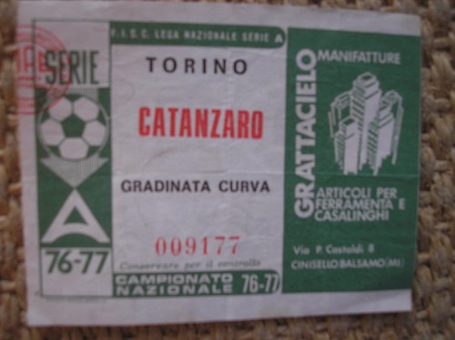 Torino catanzaro 1976 1977 - torino, 1976-1977