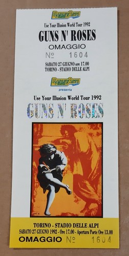 Ticket billet used stub place - used,