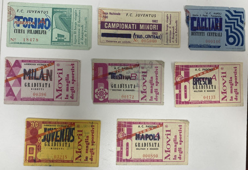 Biglietti tickets riserva - biglietti, anni