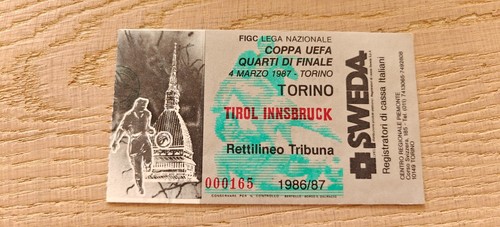Ticket 1987 torino vs - ticket,