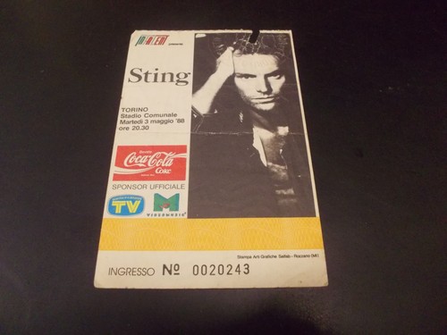 Sting maggio 1988 torino - 1988,