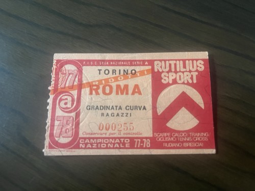 Torino roma biglietto ticket - torino-roma, biglietto/ticket