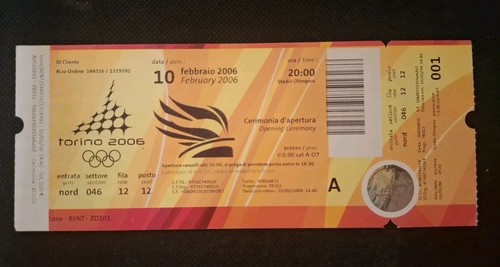 Biglietto ticket olimpiadi - biglietto,