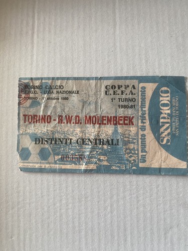 Torino molenbeek uefa cup - torino-molenbeek, 1989