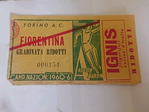Biglietto ticket calcio stadio - calcio,