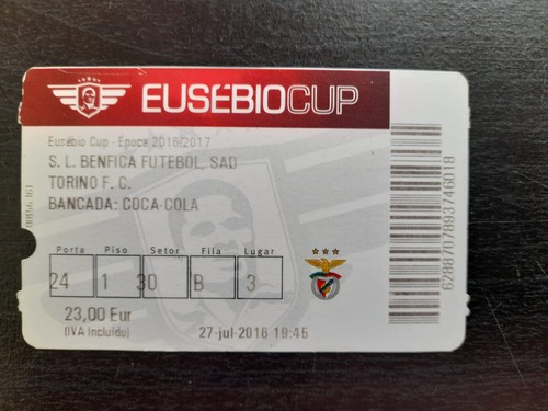 Biglietto benfica torino - benfica, v