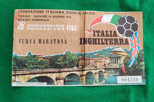 Italy england 1973 - england, official