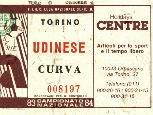 Biglietto stadio ticket - biglietto,