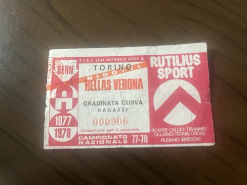 Torino verona biglietto ticket - torino-verona, biglietto/ticket