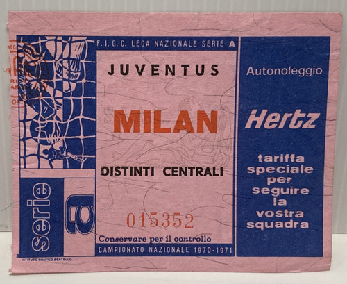 Biglietto ticket calcio serie - ticket,