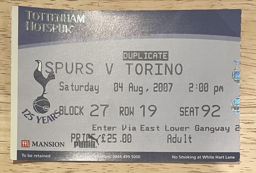 Match ticket tottenham - match,