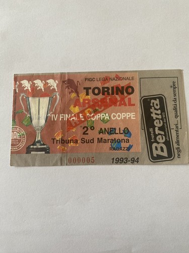 Torino arsenal 1993 football - 1993,