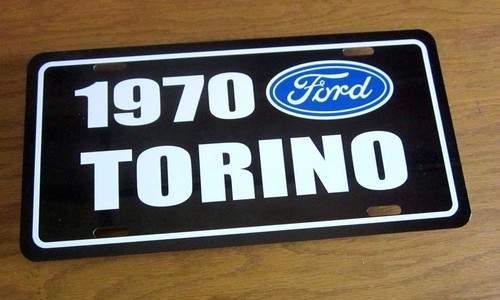 1970 ford torino - torino, license