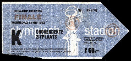 Ticket 1992 ajax - 1992,